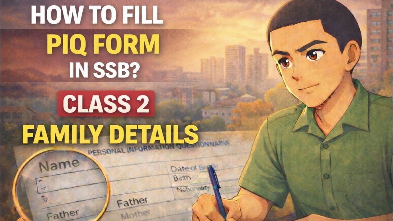 How to fill PIQ Form in SSB 