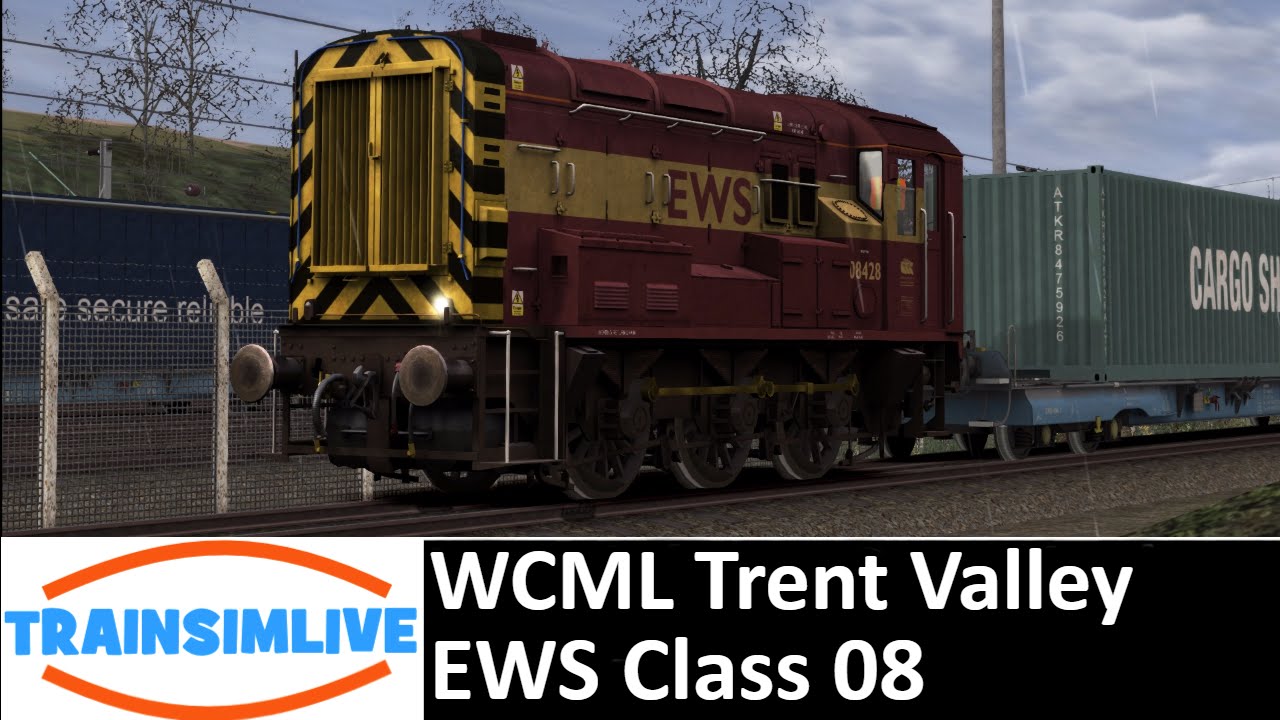 Let's Play Train Simulator 2016 - WCML Trent Valley, Class 08 EWS