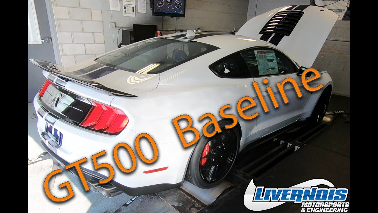 We dyno a 2020 GT500 with only 5 miles!