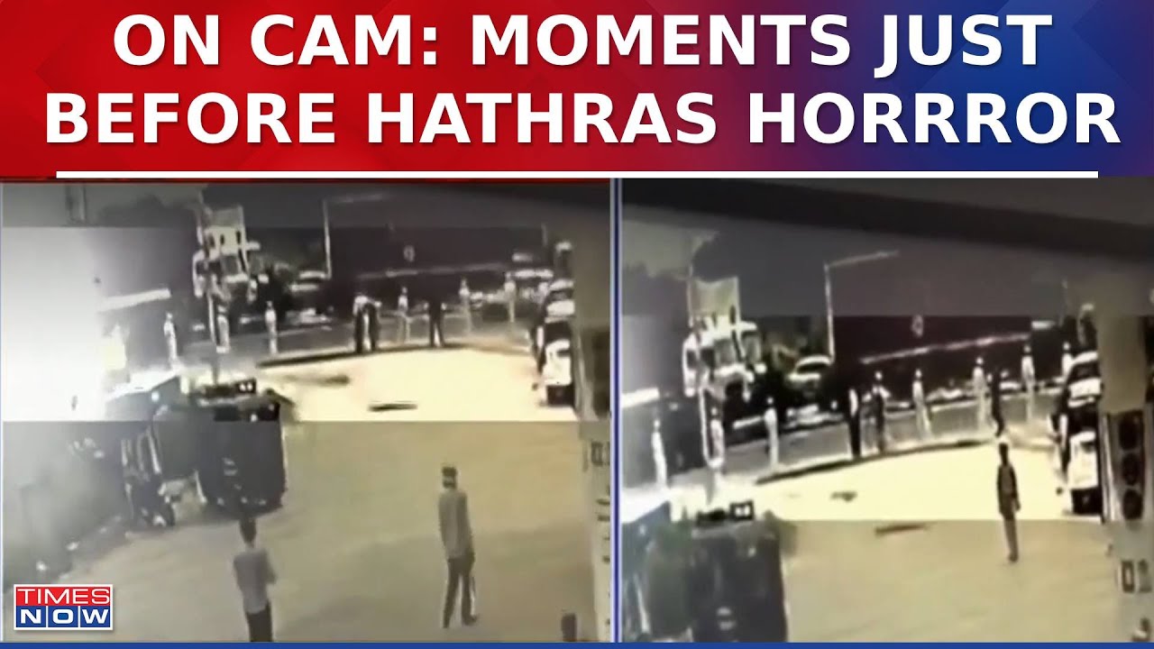 Hathras Stampede Tragedy: Moments Just Before Hathras Horror Caught On Cam | Watch | Times Now