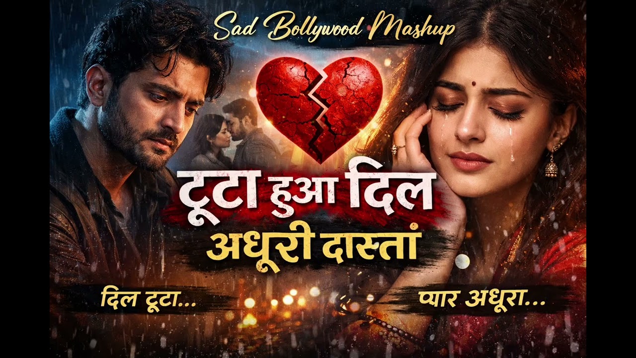 Sad Bollywood Mashup 2026 💔 | टूटा हुआ दिल अधूरी दास्तां | Broken Heart Hindi Songs Mashup 