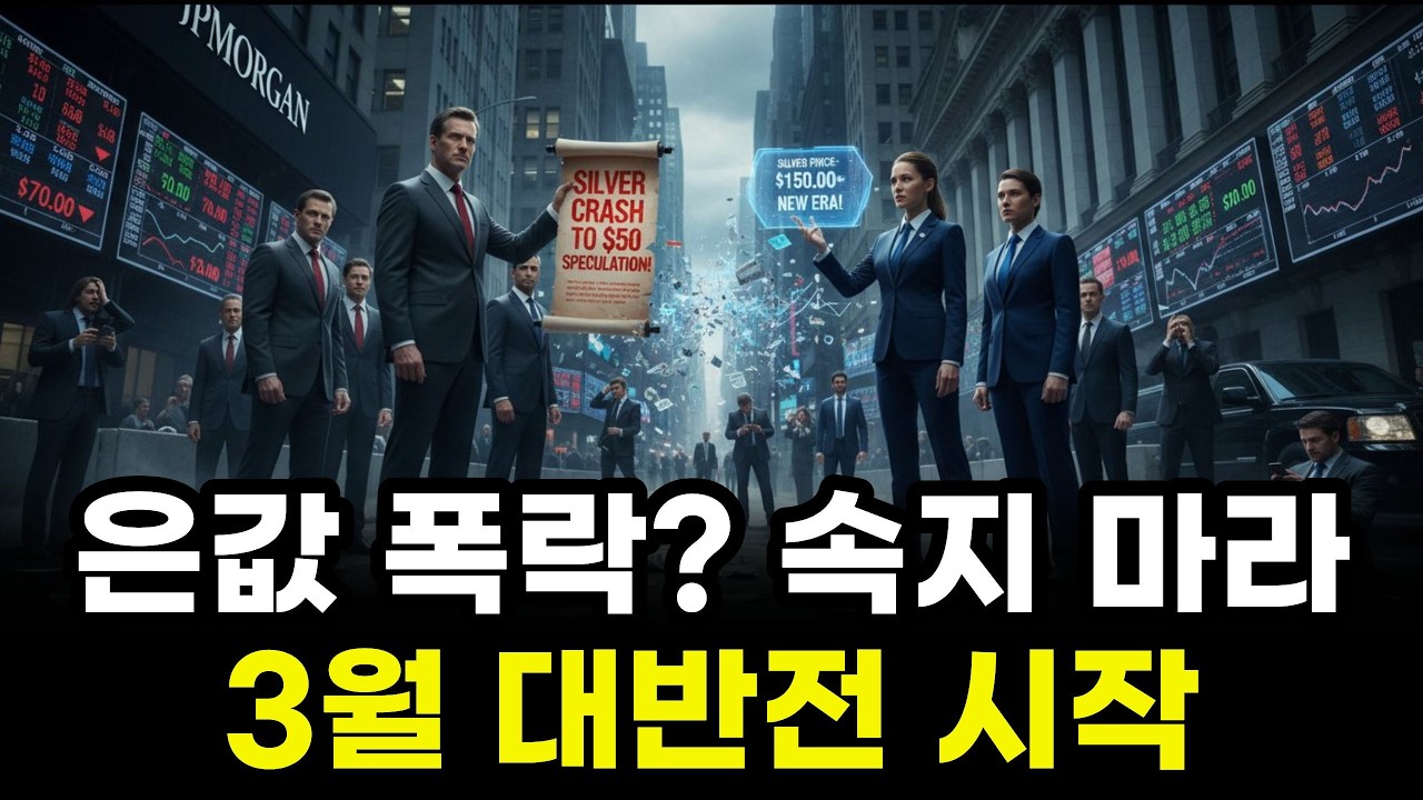속지 마라, 은 폭락은 쇼였다… 3월 역전 시작