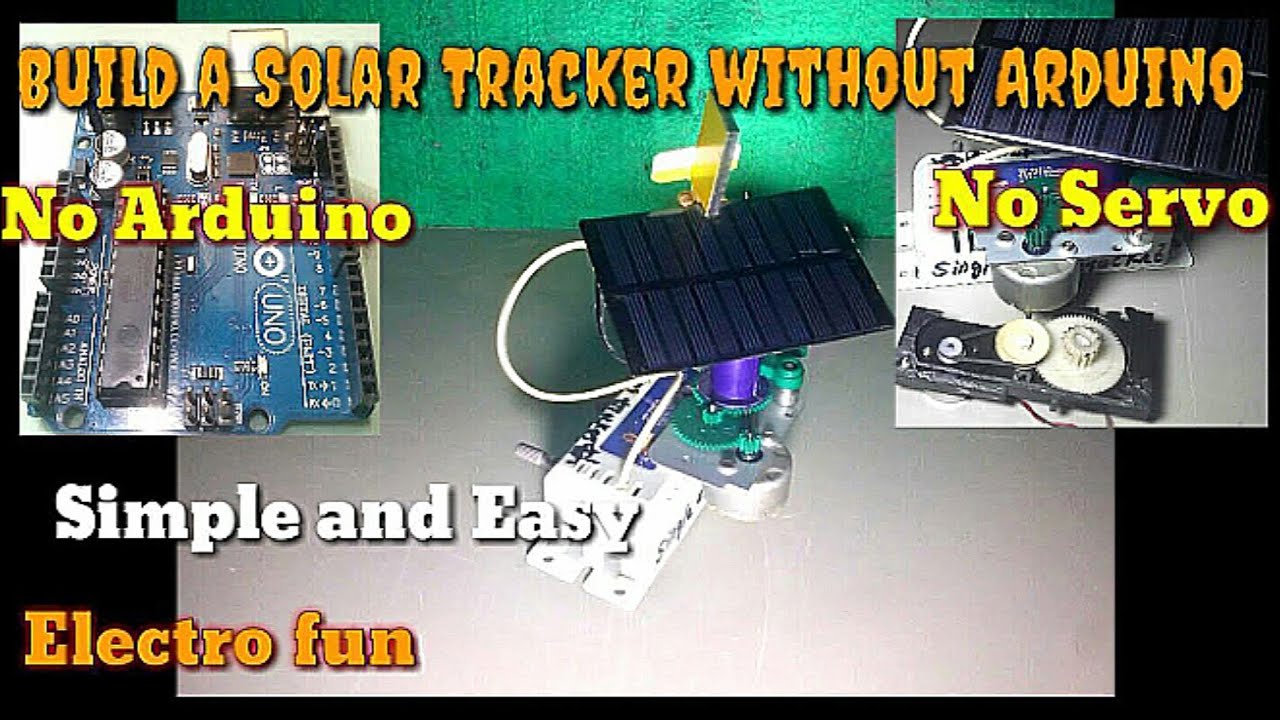 How to make Solar Tracker without arduino...simple and easy method...