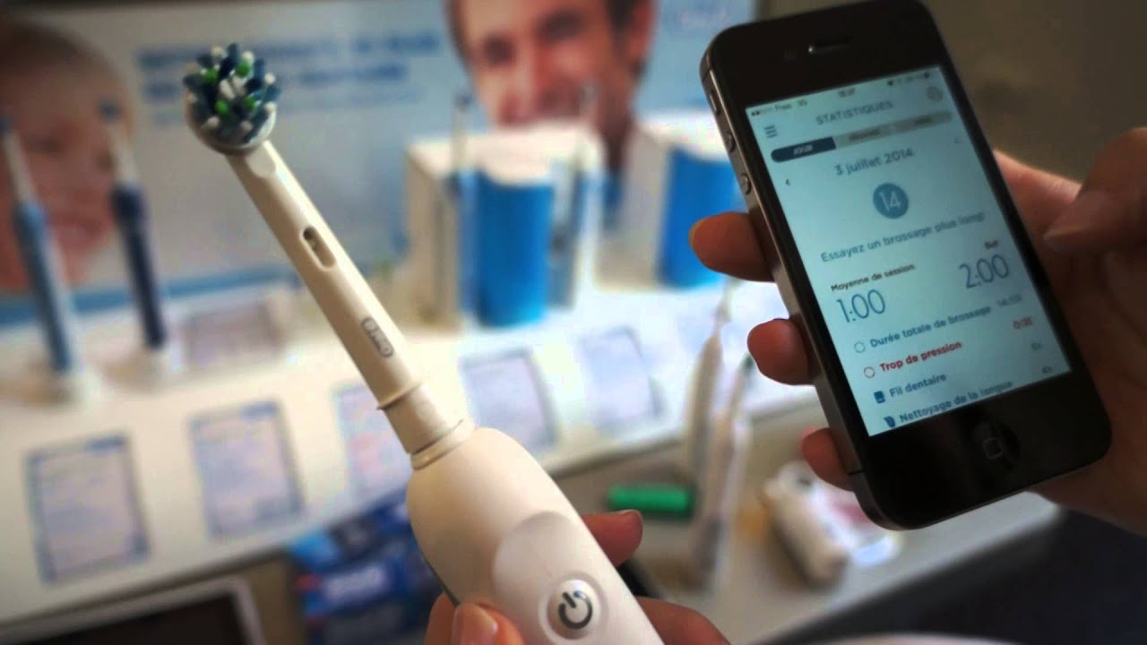 Les Numériques : Oral B SmartSeries, la brosse à dent connectée White Pro 7000