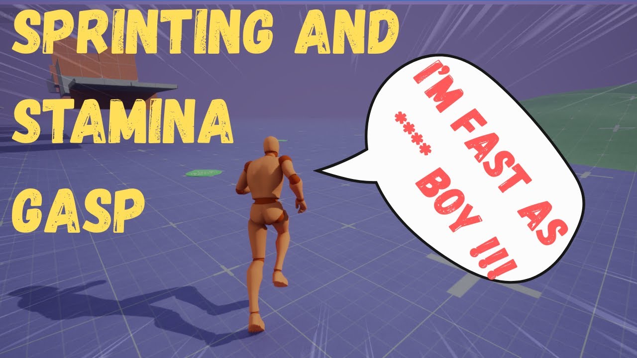 Sprinting Stamina System in GASP Unreal 5