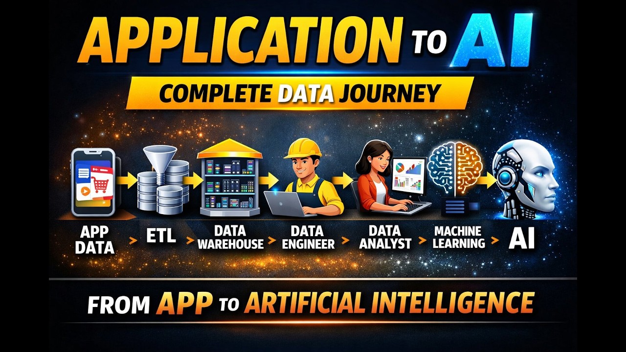 End-to-End Data Lifecycle Explained | From Application to AI