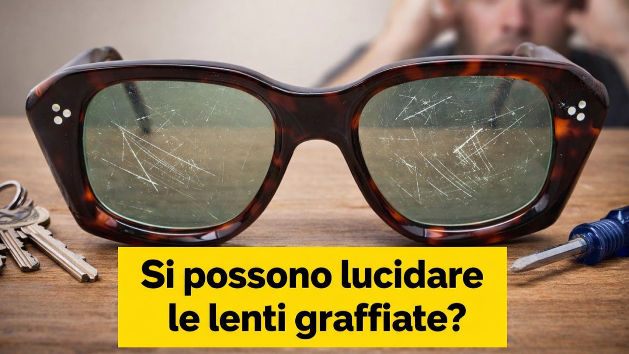 Si possono lucidare le lenti da vista graffiate ? 