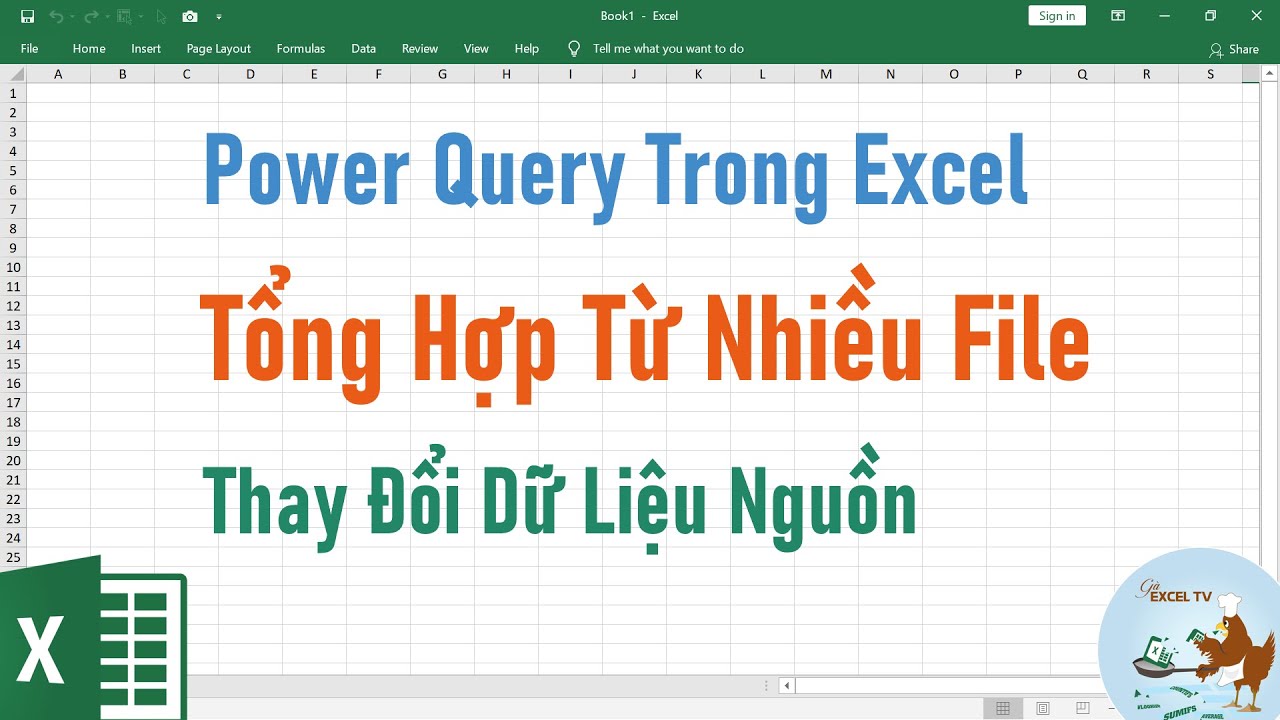 Copy dữ liệu từ nhiều file cả khi thay đổi vị trí (Power Query Excel)
