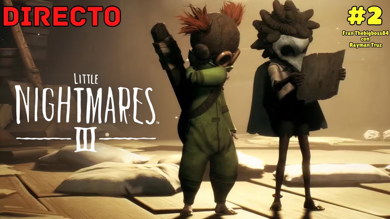 LITTLE NIGHTMARES 3 EN PS5 COOP CON RAYMAN TRUZ 🔦 | TERROR PUZLES SUPERVIVENCIA| FRANTHEBIGBOSS84 #2