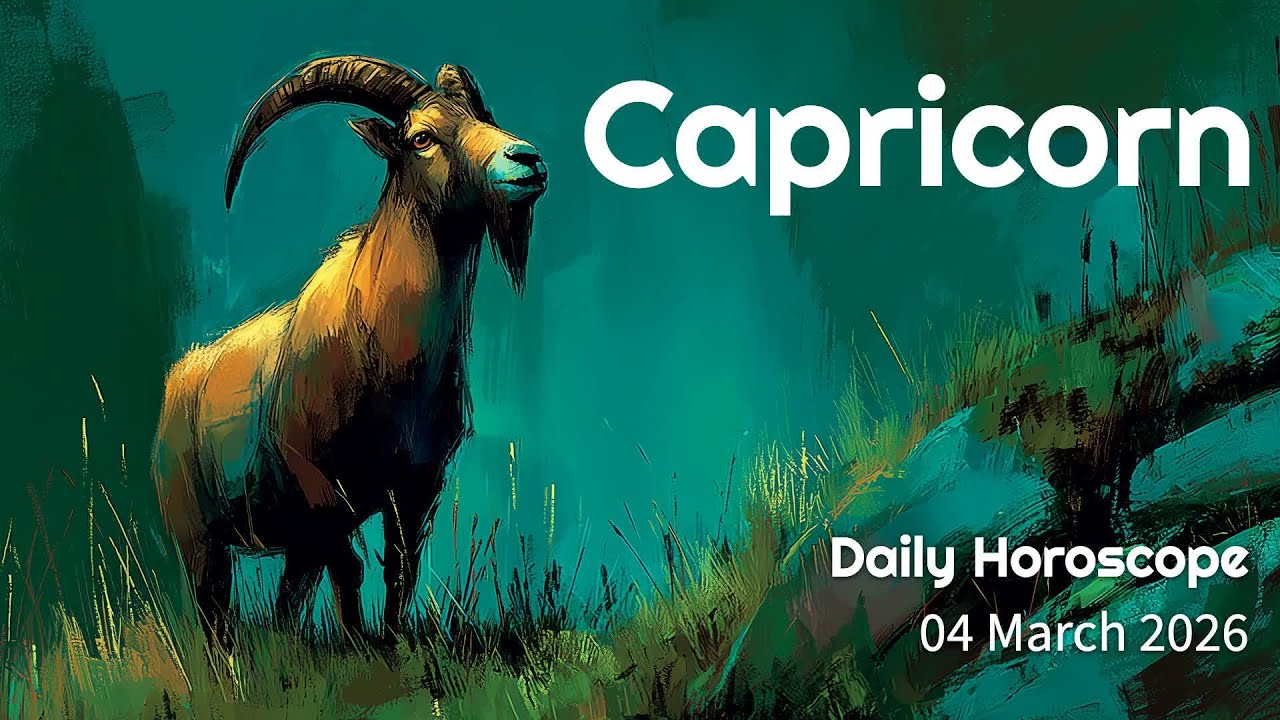 Capricorn Daily Horoscope – 04 March 2026