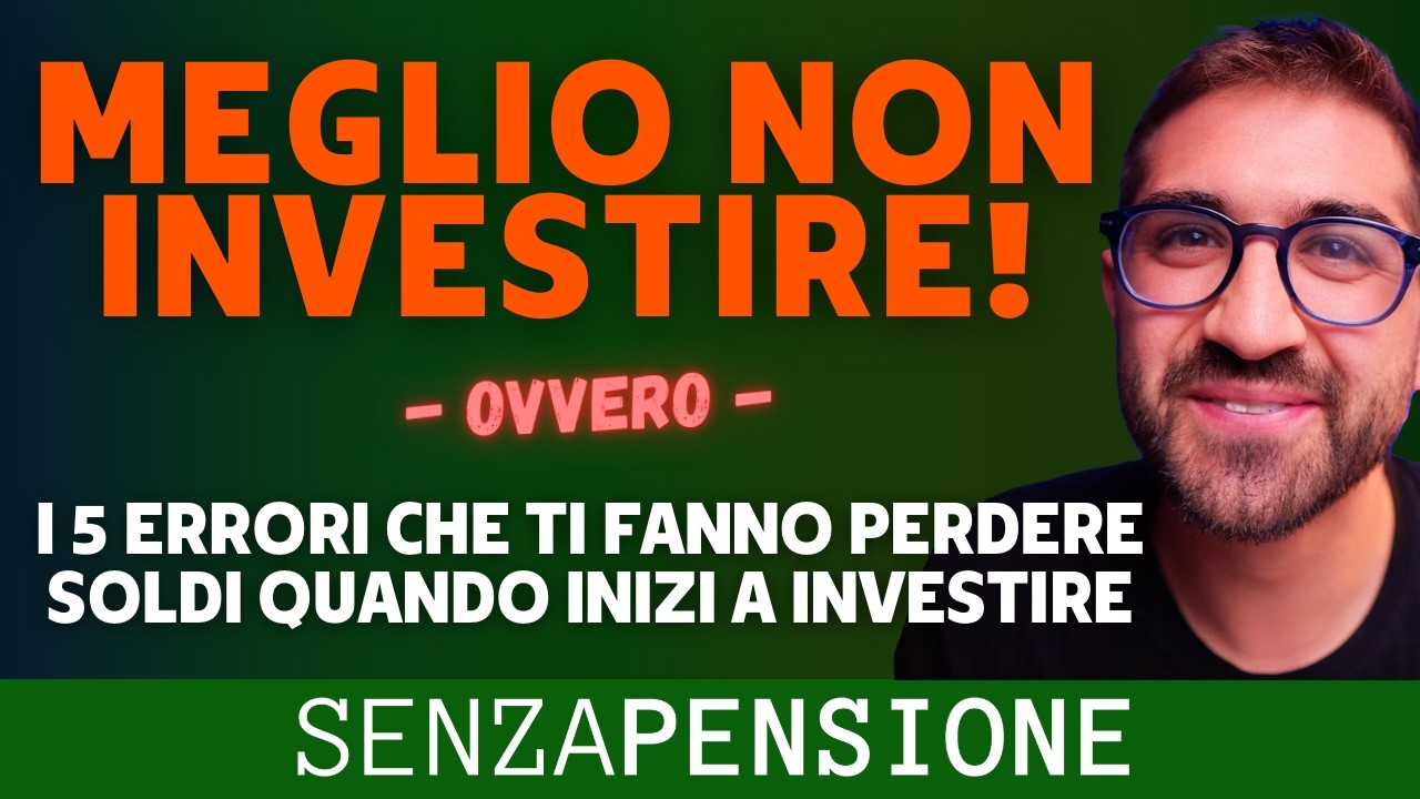 Perché il 90% di chi inizia a investire PERDE SOLDI (e come evitarlo)