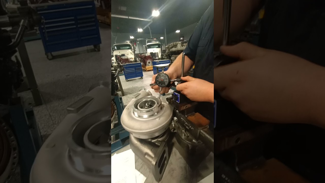 how to measure turbo axial,radial,and housing play.
