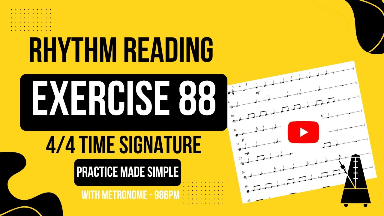 Can you play this SIMPLE 4/4 rhythm at 98bpm?🎵 🥁