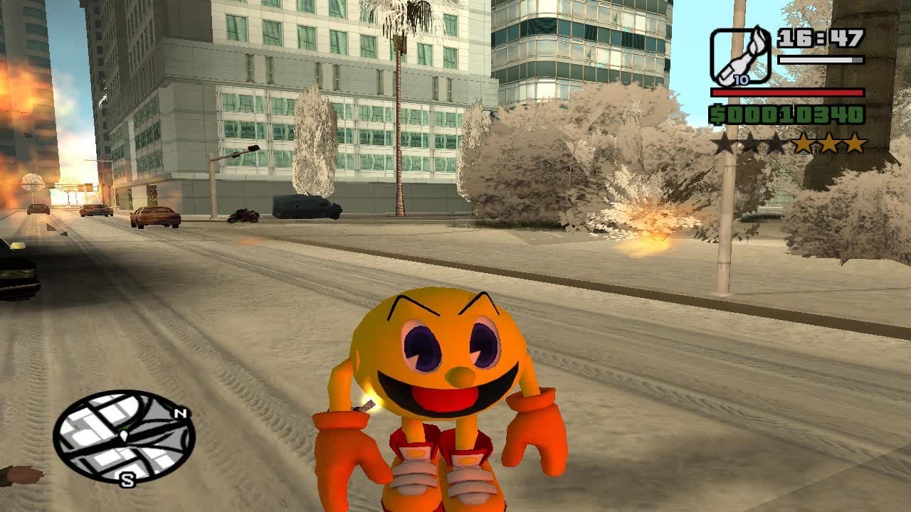 GTA San Andreas: PAC-MAN (PAC-MAN Party) Mod Showcase