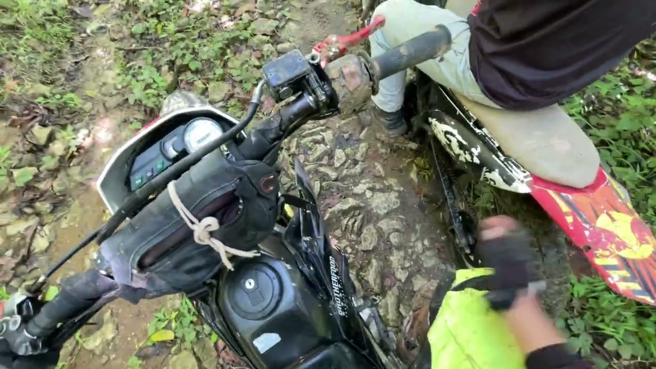 Klx di jalur kapolres sampai finish #automobile #scross #enduro #kxf250 #offroad #ts125x #adventure 