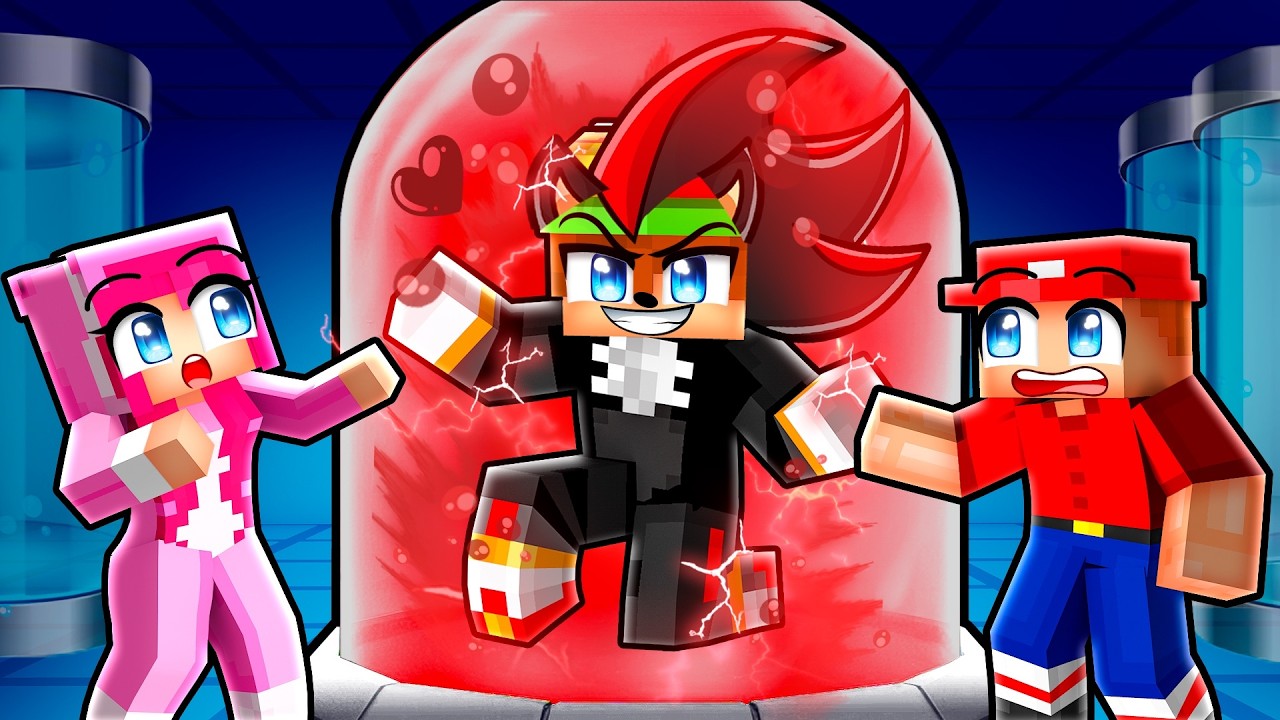 Growing Up As SHADOW In Minecraft!
