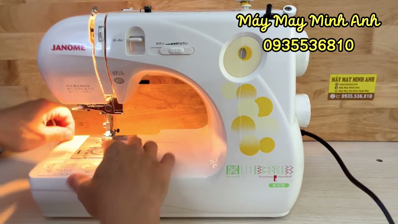 Janome mini N 572, hướng dẫn sử dụng