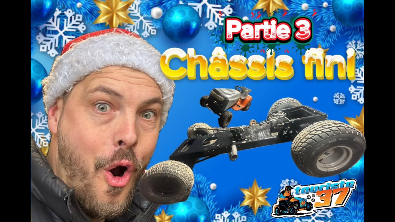 Tracteur de course châssis fini les renforts,la peinture tout y est 