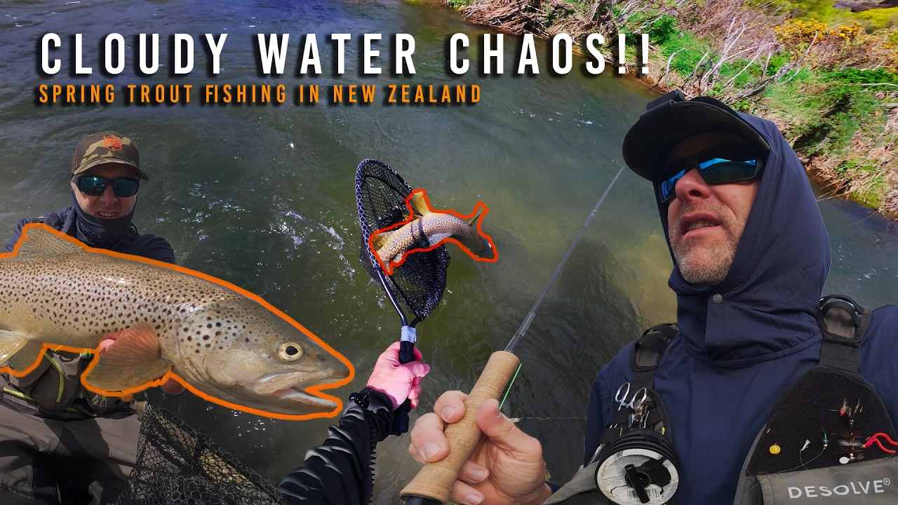 Cloudy Water Chaos - Spring Trout fishing in New Zealand
