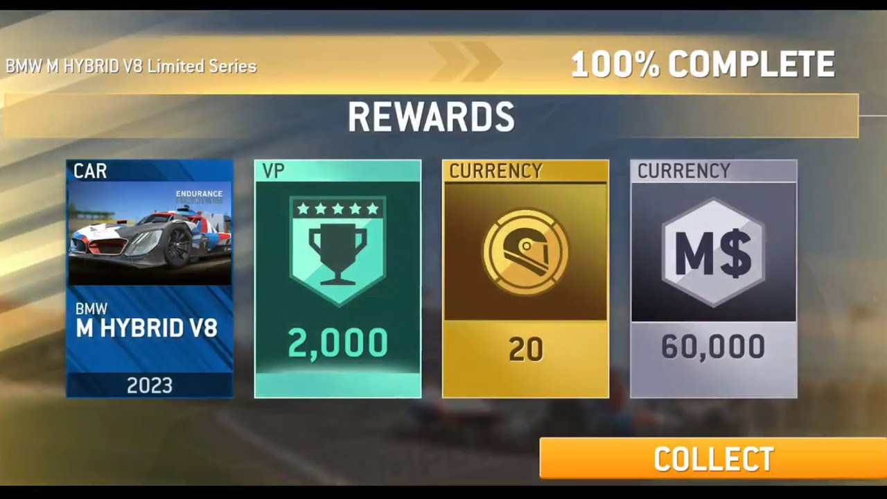 Real Racing 3 – BMW M Hybrid V8  Limited Series– Tiers 11, 12, 13, 14, 15