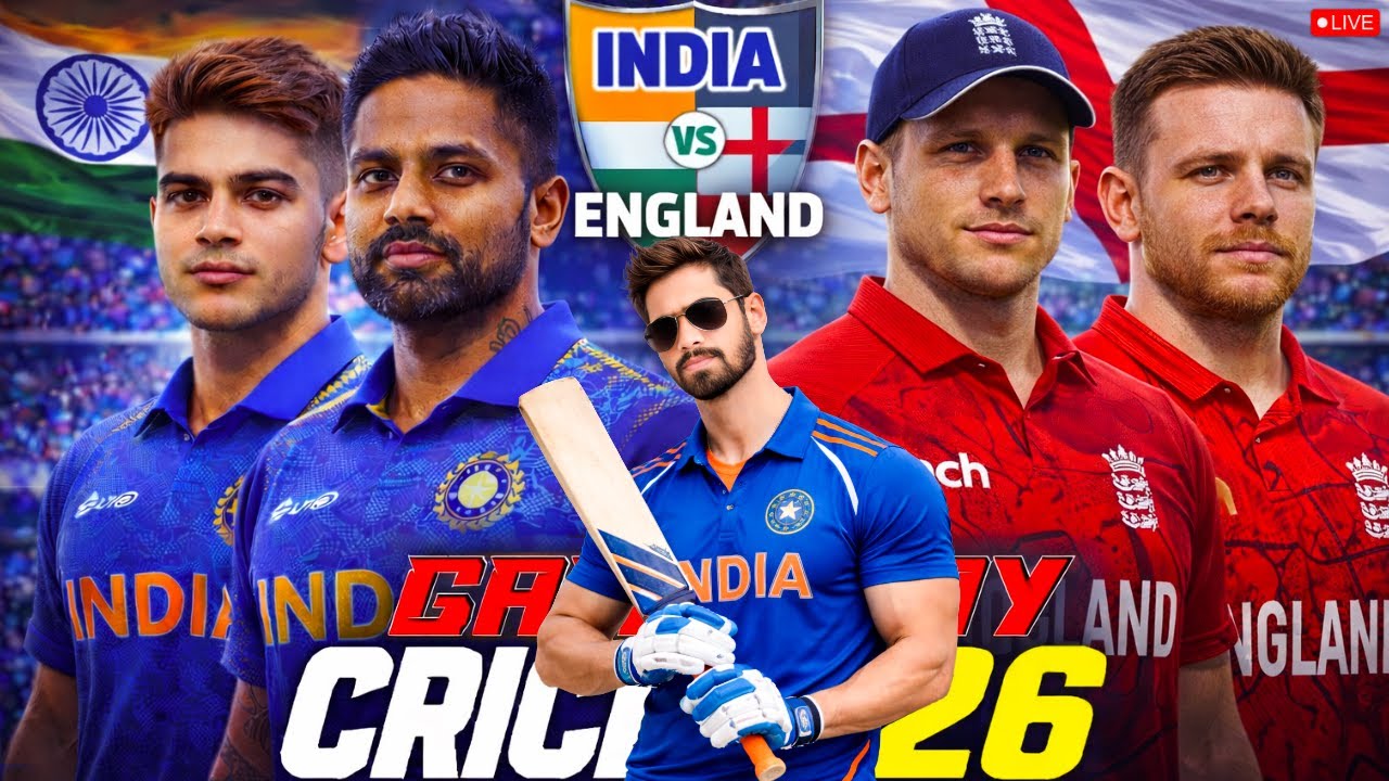 🔴LIVE NOW 😱INDIA vs ENGLAND Semi-final Match | ICC Men's T20 | Cricket 26