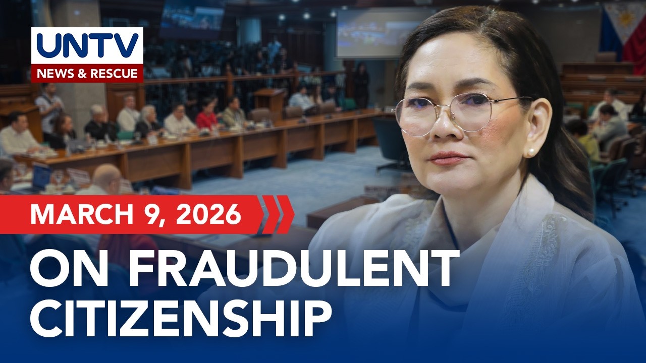Senate resumes hearing on fake identity and fraudulent citizenship I Mar. 9, 2026