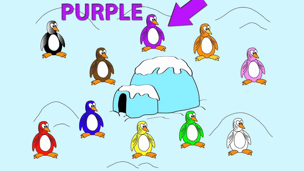 Penguin Colors - Learning Colors Stories for Children Books Children Edu Early Learning