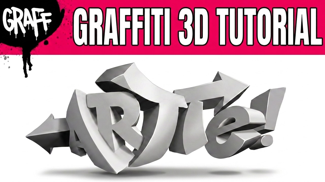 NO SABES DIBUJAR GRAFFITI 3D Utiliza estos trucos y dibujaras como un profesional siempre