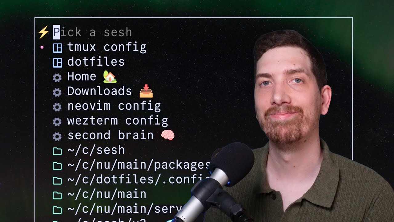 Inteligentne sesje tmux z sesją
