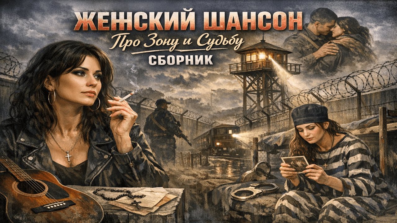 Женский шансон про зону и судьбу   Сборник