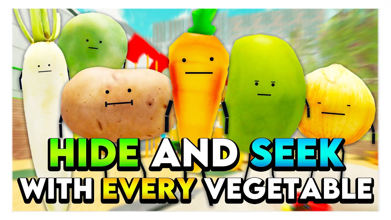 Roblox SECRET STAYCATION HIDE & SEEK WITH EVERY VEGETABLE! 🥕