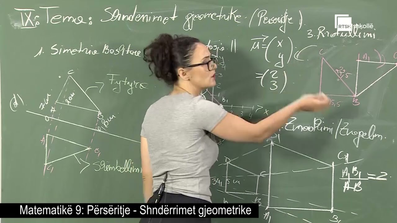 Përsëritje - Shndërrimet gjeometrike| Matematikë 9