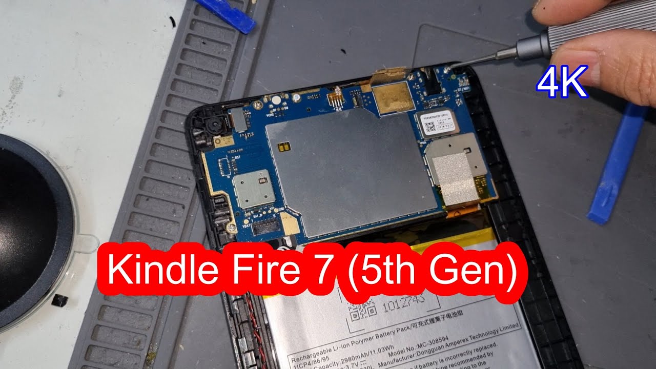 Kindle Fire 7 (5th Generation) Digitiser LCD Replacement Full Video 4K