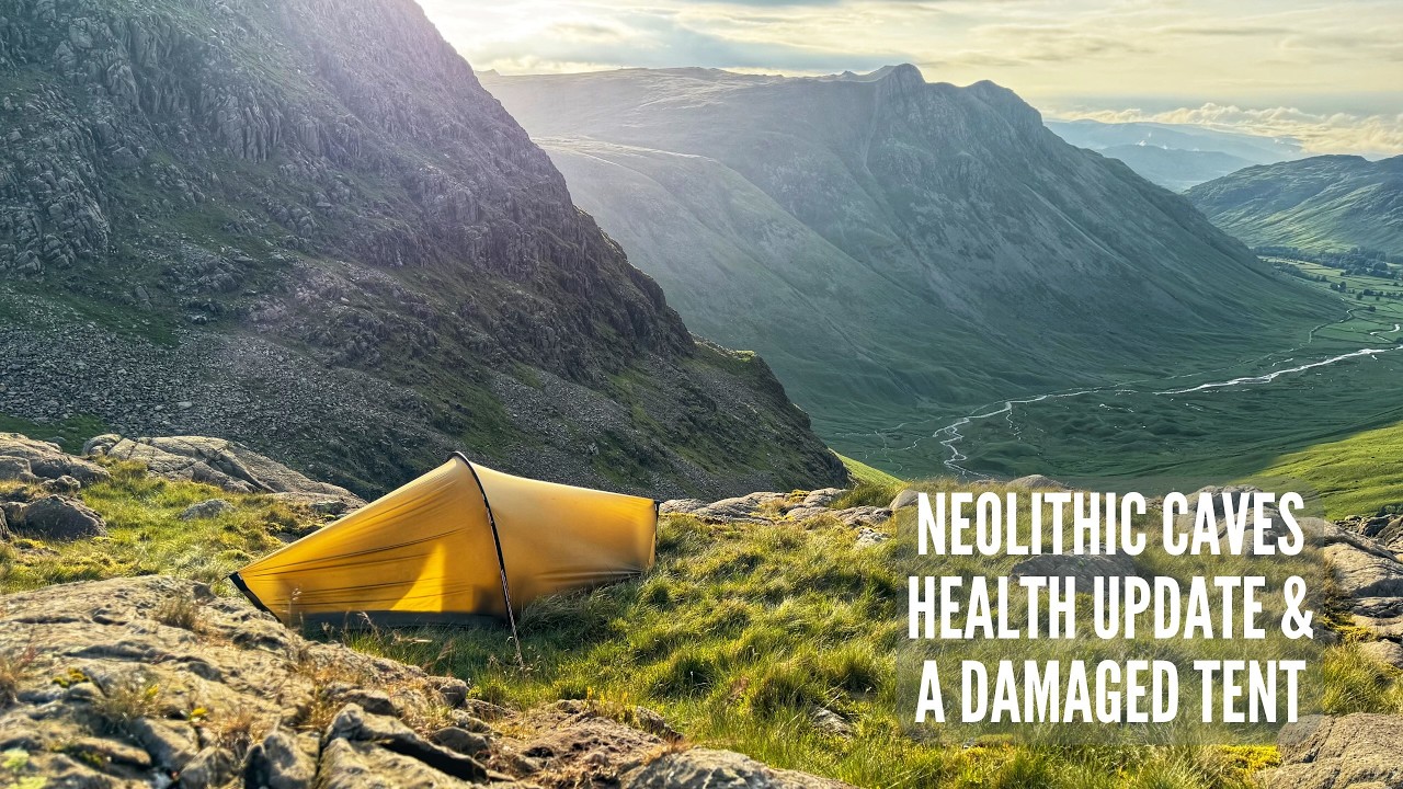 Solo Camping in the Mountains with Rain in the Hilleberg Enan | Neolithic Caves & Health Update
