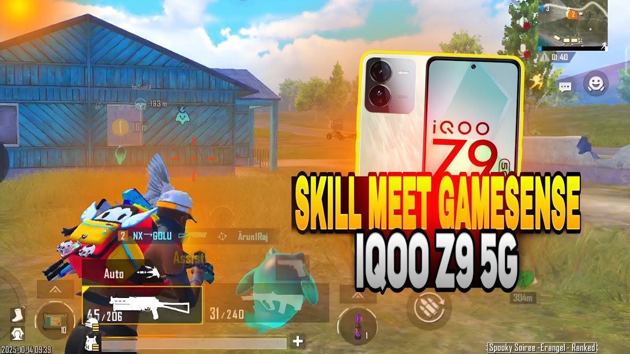 WHEN SKILLS MEET GAMESENSE 💥 IQOO Z9 5G 💀🤧