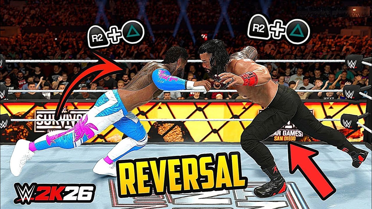 35 лучших контрприемов, переходящих в завершающий прием в WWE 2K26 (финишеры из ниоткуда)