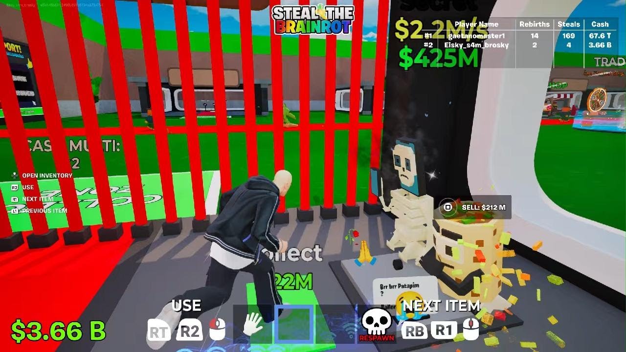 Steal a Brainrot su fortnite