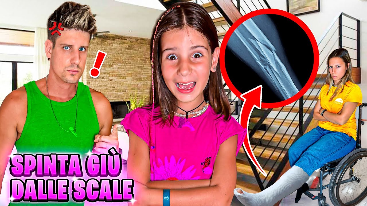 AURORA LITIGA CON LAURA CATTIVA E LA SPINGE CADE E SI ROMPE LA GAMBA! PAPÀ MIKE LA SCOPRE!