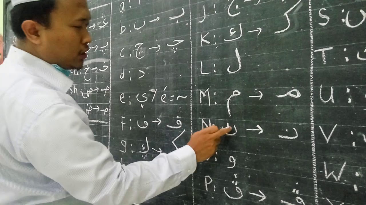 BELAJAR MENULIS HURUF PEGON