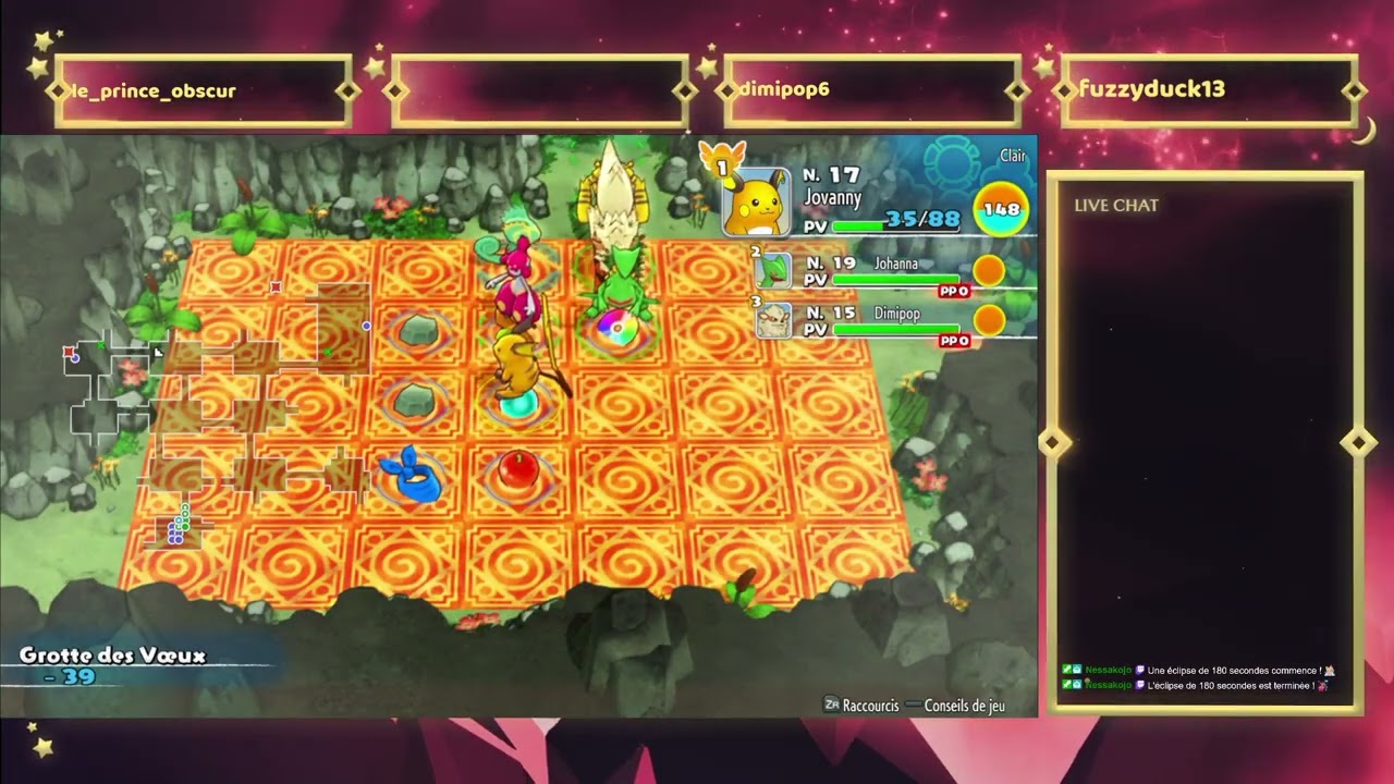 VOD Pokémon DM DX J13 : Va t-on survivre au donjon le plus dur du jeu?  et mon dock a un problème!