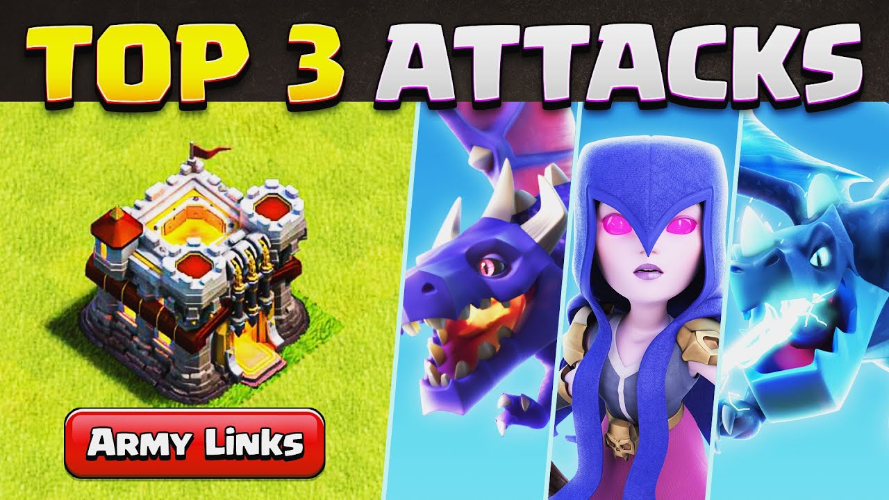 TOP 3 TH11 Attack Strategies (2025) + Copy Army Links 🔥 Clash of Clans
