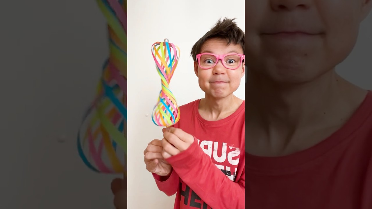 Let&rsquo;s Craft a Funny Paper Toy 🧬✨ #art #diy #drawing #kidsvideo