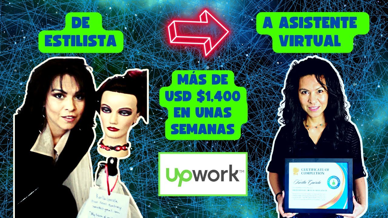 DE ESTILISTA A ASISTENTE VIRTUAL en Upwork trabajando remoto.