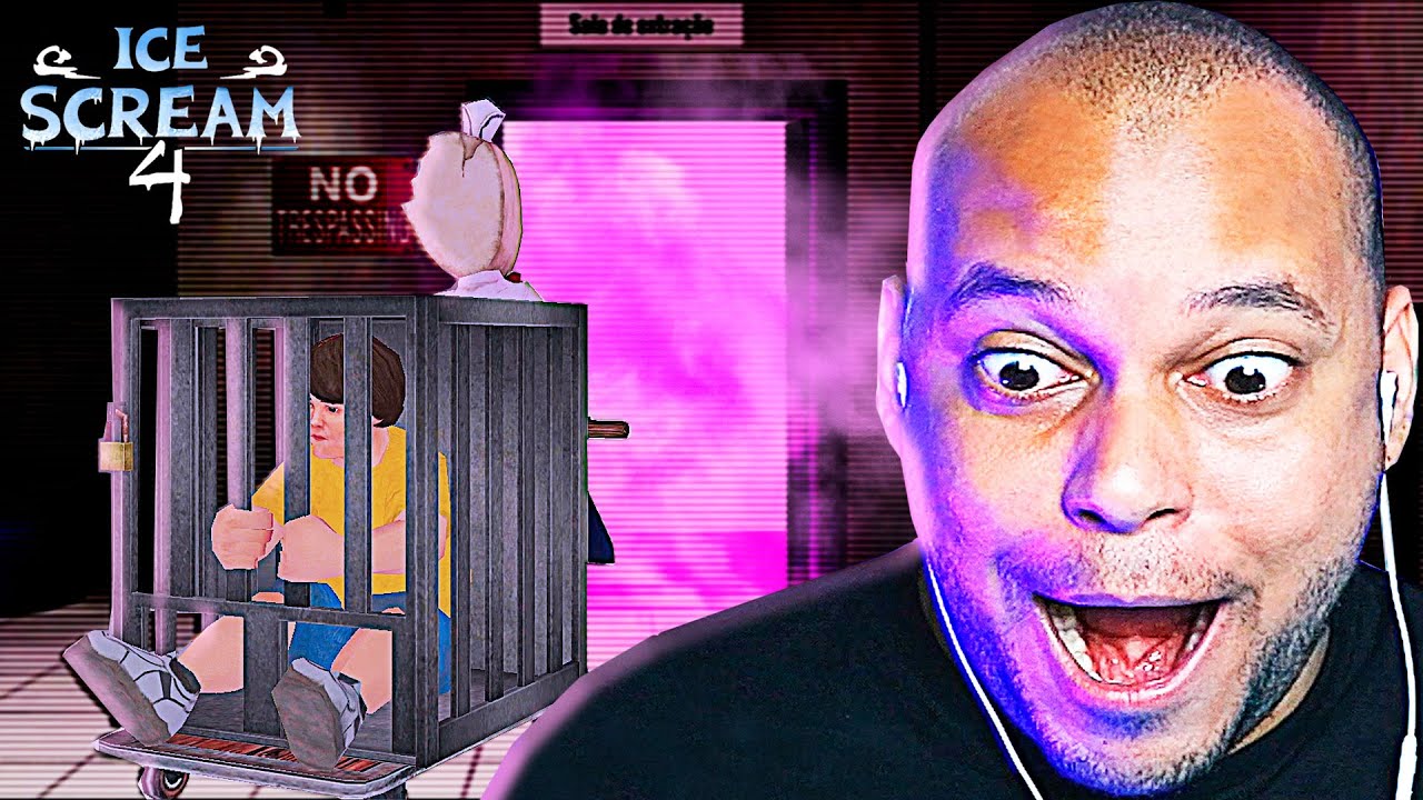 JOGUEI ICE SCREAM 4 NA DIFICULDADE MAIS DIFÍCIL!!! ROD ME LEVOU PARA O QUARTO ROSA, ASSUSTADOR!