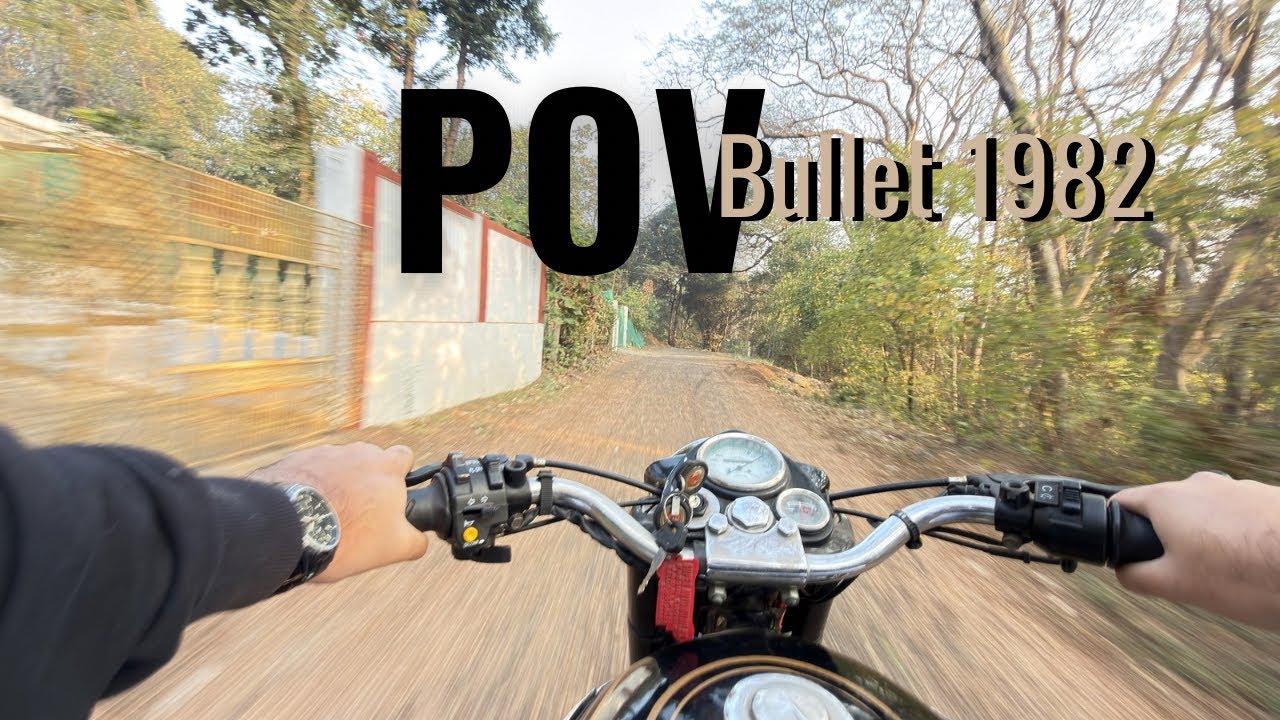 ASMR| Classic 350 Stock Exhaust Sound Old Bullet Sound |Royal Enfield Bullet 1982 Classic 350 Sound|