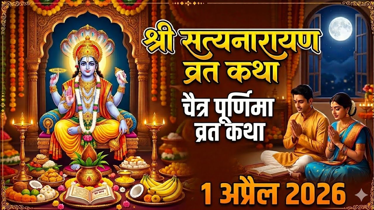 श्री सत्यनारायण व्रत कथा सम्पूर्ण | चमत्कारी कथा जो बदल दे भाग्य | Shri Satyanarayan Vrat Katha