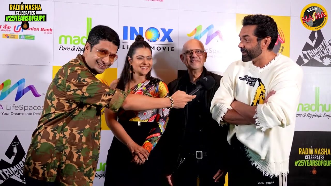Radio Nasha Celebrates 25 years of Gupt with entire Starcast | Green Carpet | Bobby Deol | Kajol