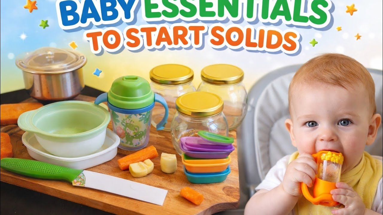 Baby Essentials to Start Solids | ಮಗುವಿನ ಮೊದಲ ಆಹಾರಕ್ಕೆ ಅಗತ್ಯ ವಸ್ತುಗಳು – Part 2