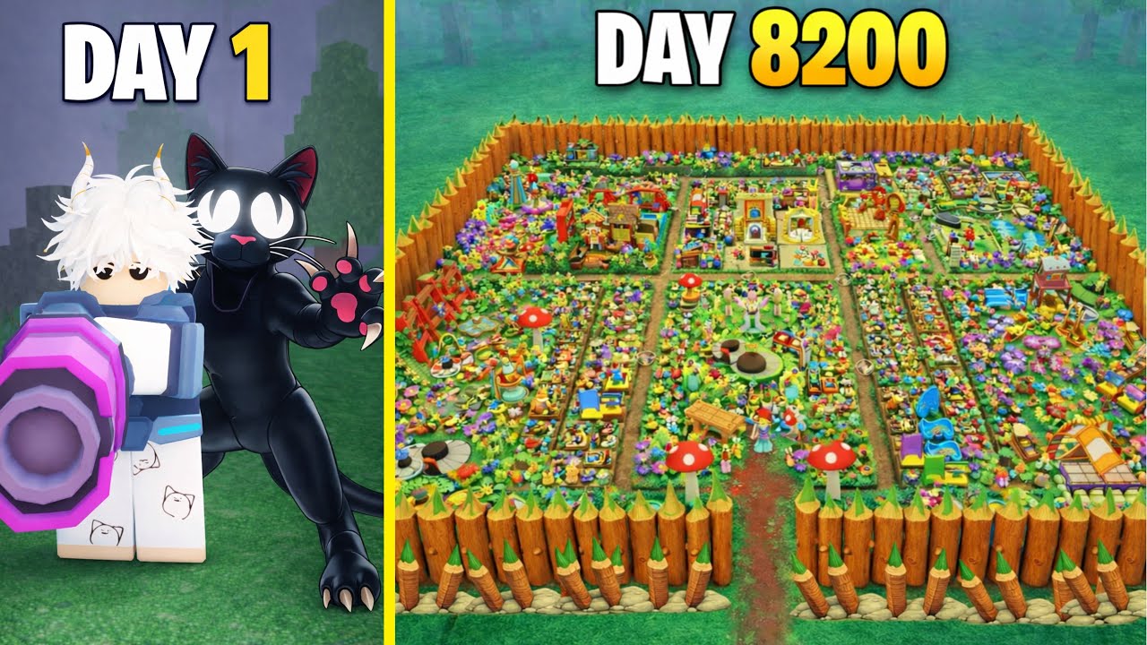 8200 Days to build BEST base in 99 Nights in the forest