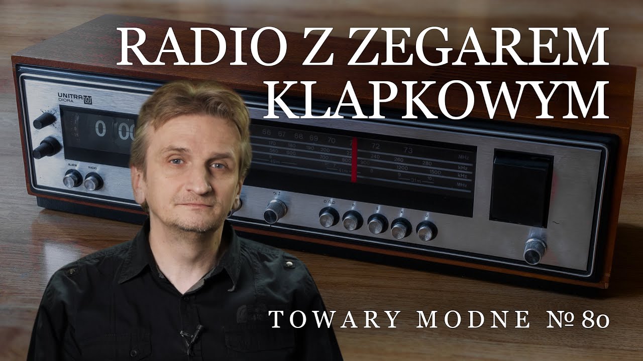 Radio z zegarem klapkowym - Gong DMP 241 [TOWARY MODNE 80]